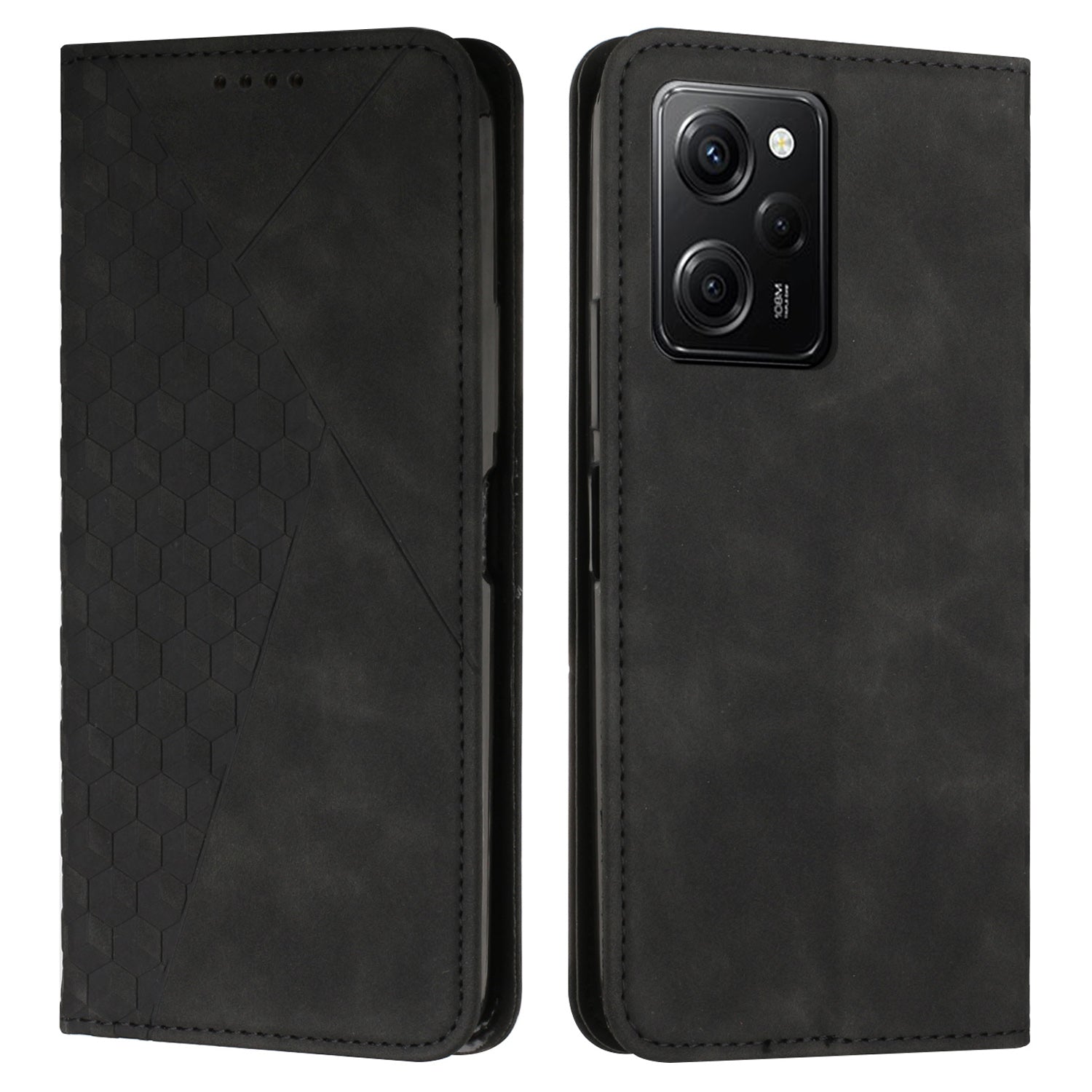 For Xiaomi Redmi Note 12 Pro Speed 5G Poco X5 Pro 5G Cell Phone Case Stand Wallet Imprinted Rhombus Pattern Leather Cover For Xiaomi Redmi Note 12 Pro Speed 5G Poco X5 Pro 5G Cell Phone Case Stand Wallet Imprinted Rhombus Pattern Leather Cover